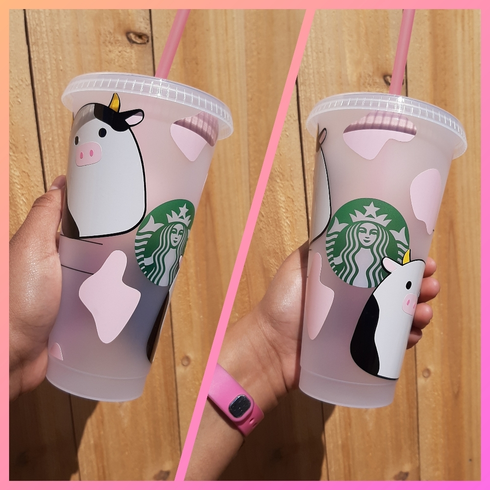 - SQUISHMALLOW COW STARBUCKS CUP